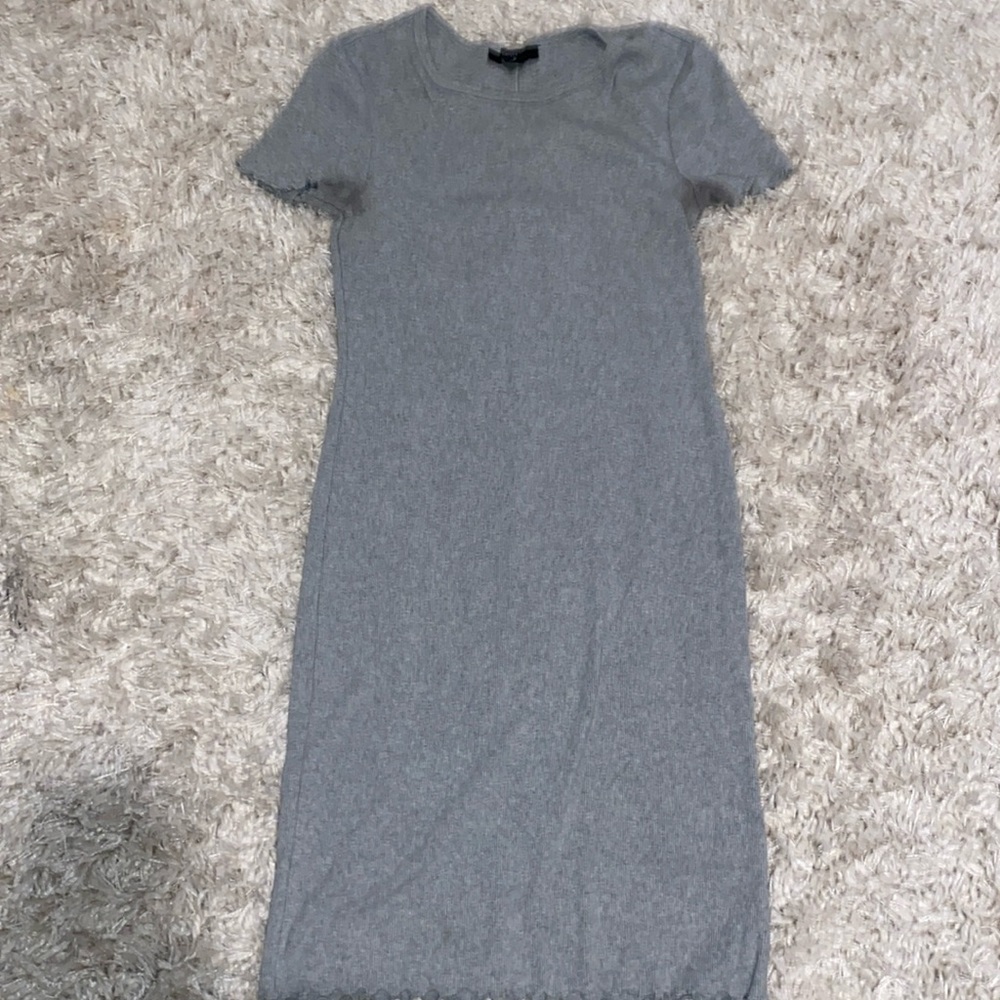 gray dress, size S